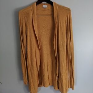 Mustard yellow cardigan